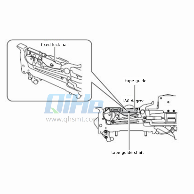 qihe Smt pick and place machine Yamaha CL feeder maintenance tips