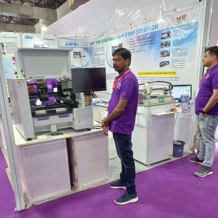  Qihe joined in 2022 Mumbai Automation Expo Exhibition Today author from qihe smt pick and place machine sharing you with the images and news .