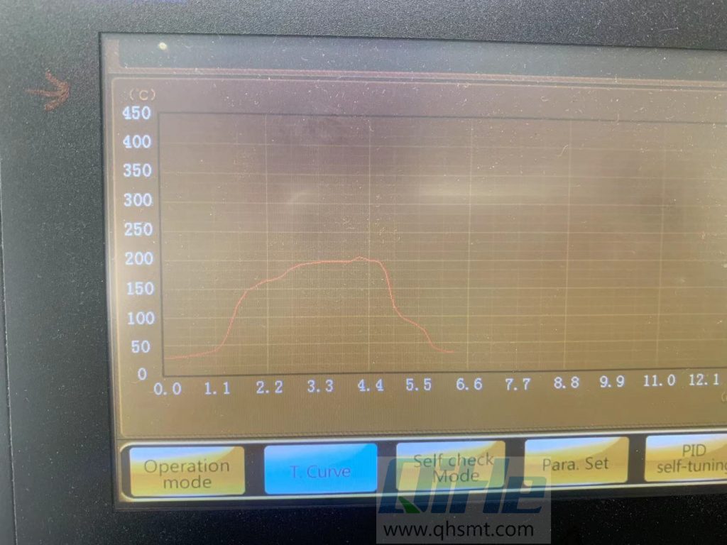 qihe Smt pick and place machine How solve QRF630 reflow oven temp