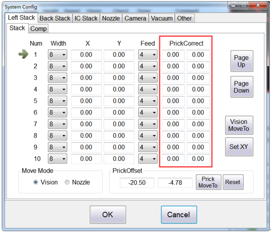 TVM802a tvm802b tvm802ax tvm802bx TVM802 Series smt pick and place machine Software Firmware Update log