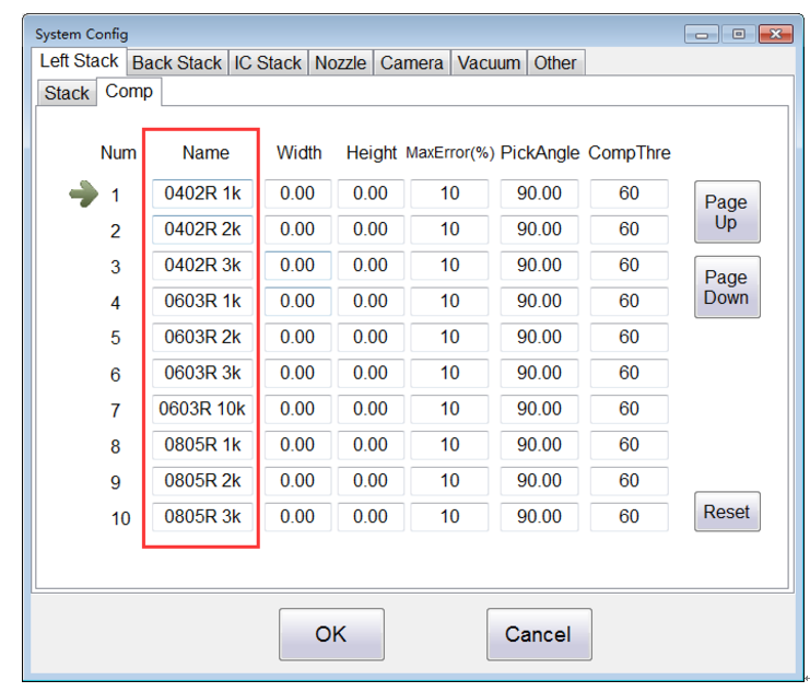 TVM802a tvm802b tvm802ax tvm802bx TVM802 Series smt pick and place machine Software Firmware Update log