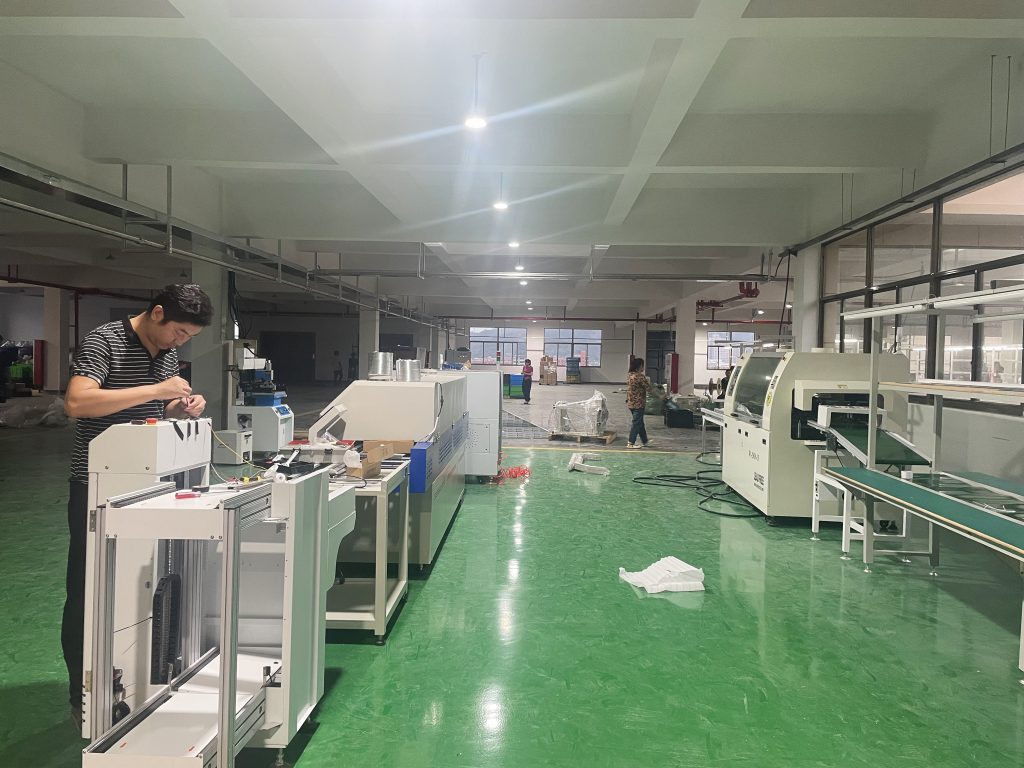 qihe Smt pick and place machine QM61 SMTand THT clean room design