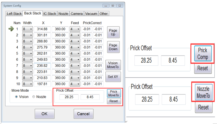 TVM802a tvm802b tvm802ax tvm802bx TVM802 Series smt pick and place machine Software Firmware Update log