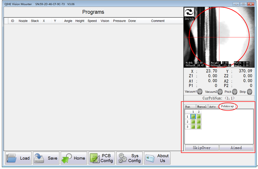 TVM802a tvm802b tvm802ax tvm802bx TVM802 Series smt pick and place machine Software Firmware Update log