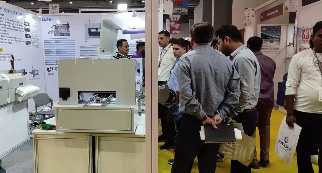  smt pick and place machine  Qihe India SMT PNP LED Expo exhibition review