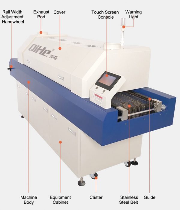 reflow oven QRF835 pnp machine,chip mounter,smt line,pick and place machine,pick and place robot,desktop pick and place machine,used pick and place machine,small pick and place machine,chip shooter,smt equipment,smt machine,openpnp,pcb printer,reflow oven,smt pick and place machine, stock in eu,feeder,smt assembly,pcb assembly,smd chip shooter,tvm802a,tvm802b,tvm802ax,tvm802bx,tvm802c,tvm802d, tvm802a s,tvm802b s,ql41,qm41,tvm925,tvm926,qm61,qm81,qm10 qhsmt