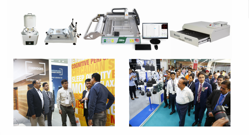 Qihe SMT PNP Coming to you this November in Light  LED Expo India qihe smt pick and place machine