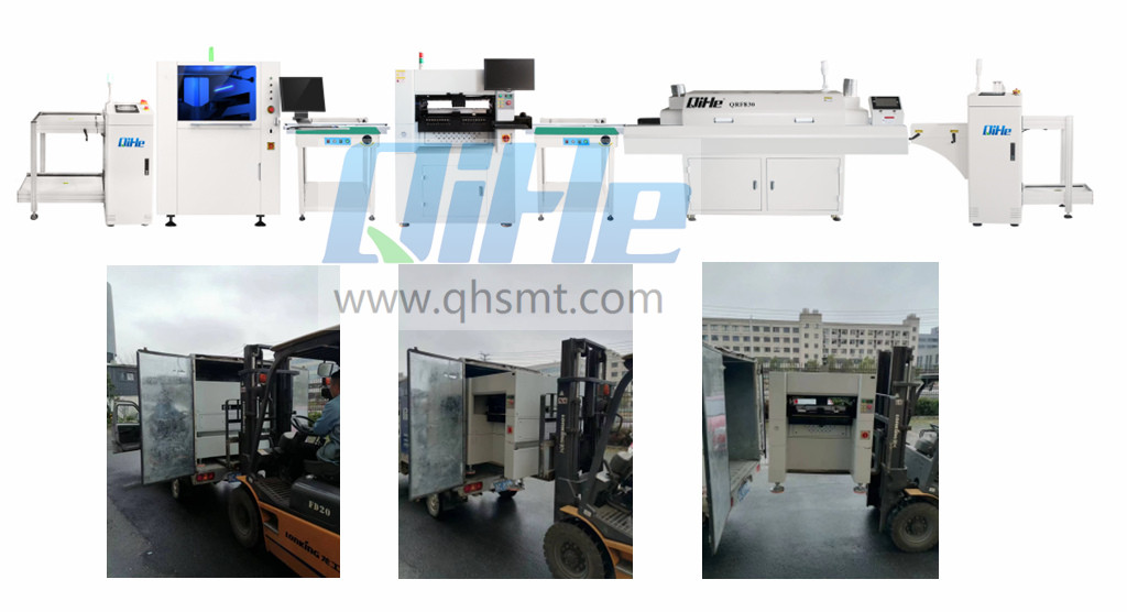 www.qhsmt.com Today our technical engineer arranged TVM926S smt machine door-to-door service for a customer. Home delivery is still the most popular way of receiving goods.