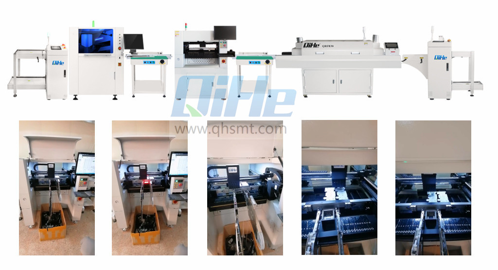 QHSMT is an enterprise specializing in the production of SMT equipment, like pick and place machine ，reflow oven，stencil printer ，smt pick and place machine,pnp,pick&place,pcb assembly,smd chip shooter,pnp machine,chip mounter,smt line,welcome to send inquiry you can choose a reflow oven to meets your need like qfr630,qrf835,qrf1235 stencil printer model qh3040,qp3250,qfa5060