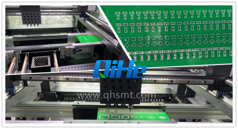 TVM926S pick and place machine update R&C 0402 0805 inch working video qihe smt pnp machine