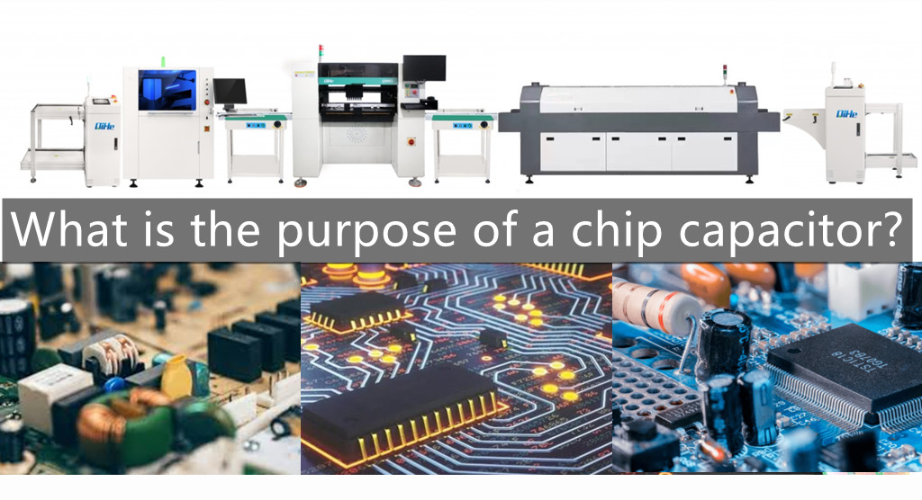 What is the purpose of a chip capacitor?
