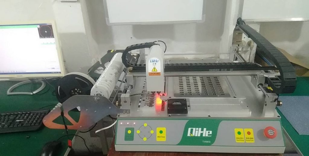 TVM802A mini pick and place machine smt line case