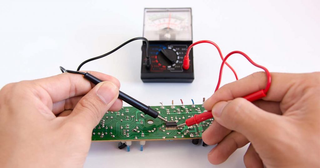 How do you know if a capacitor is bad on a circuit board?