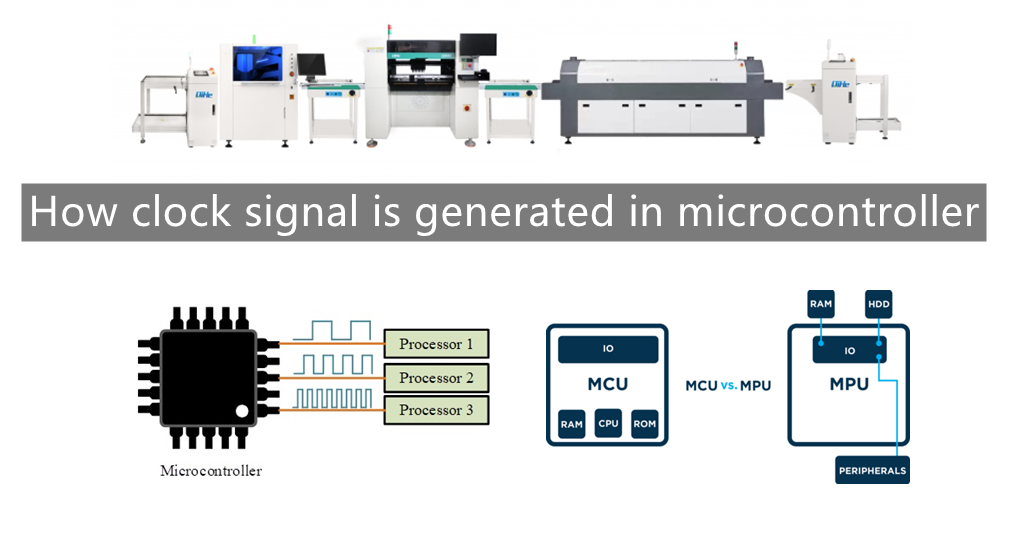How clock signal is generated in microcontroller
