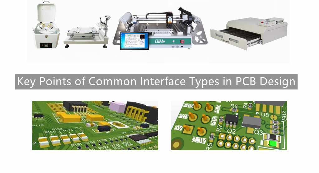 Key Points of Common Interface Types in PCB Design - Smt pick and place machine, Stencil Printer,