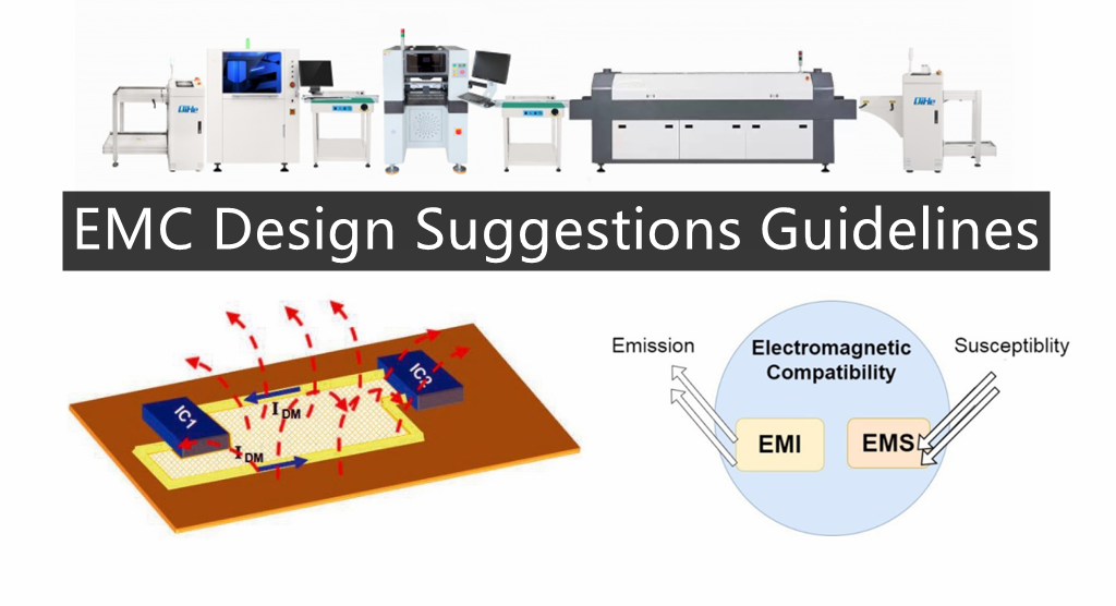 EMC Design,The basic causes of EMC problems are fairly common and mostly have to do with design flaws that cause interference among the traces, circuits, vias, PCB coils and other elements. These essential design principles can help prevent and fix these electromagnetic problems in a printed circuit board design.Today qihe smt pick and place machine sharing Ten tips for EMC Design Suggestions Guidelines