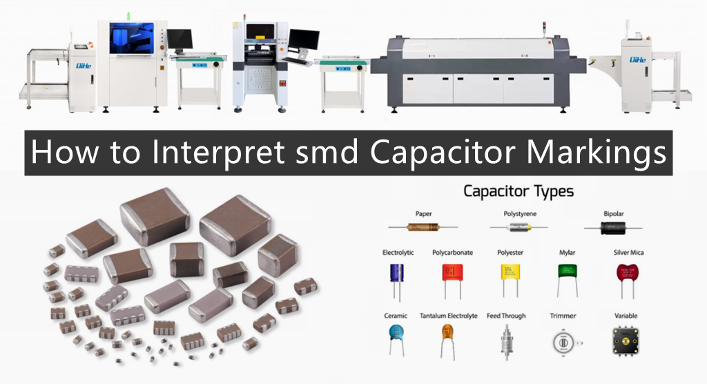 Today qihe smt pick and place machine sharing how to Interpret Capacitor Markings