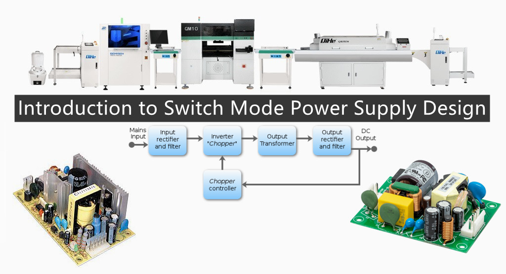 These typical power supply designs contain a large mains transformer (which also provides isolation between the input and output) and a series regulator circuit. The regulator circuit could consist of a single zener diode or a three-terminal linear series regulator to produce the required output voltage.Today qihe smt pick and place machine sharing General design method of switching power supply. ,pick and place machine,,pick and place machine,smt pick and place machine,pick and place machines,pcb handling,led smt machine,used pick and place machine,smt line equipment,qihe,smt machine cost,how pick and place machine works,desktop smt pick and place machine,pick and place machine diy,