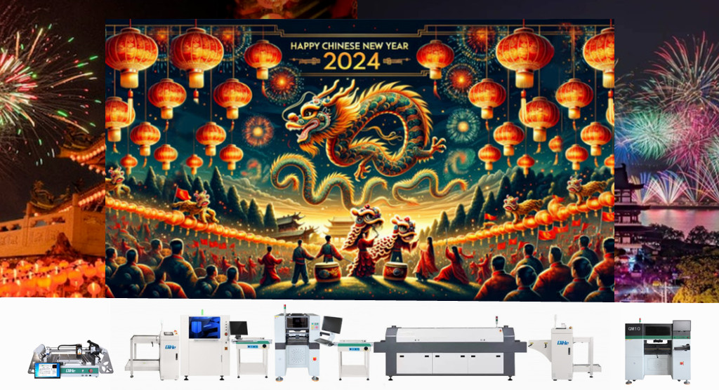 Dear all customers of QiHe SMT equipment manufacture . The traditional Spring festival is around the corner again . We won't forget you this holiday season.May the bright and festive glow of New Year candle warm the days all the year through. Hoping you will have a wonderful time enjoying New Year that is happy in every way.Best wishes for you and your family.