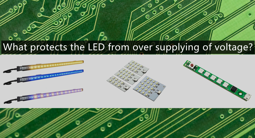 Several circuit protection technologies – including metal-oxide varistors (MOVs), TVS diodes, LED protectors, and fuses – are needed to provide overvoltage, overcurrent, and high-temperature circuit protection for commercial LED lighting systems.To protect LEDs from too much current, you can use a current-limiting resistor in series with the LED.